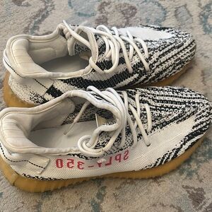 Adidas Yeezy Boost 350 V2 in Black, White, and Tan